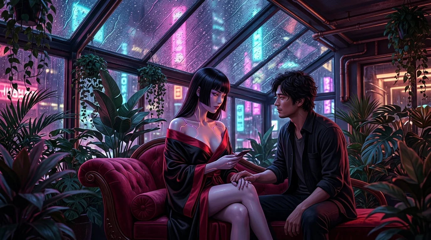 Ghost in the Velvet Chassis: Neural Devotion & Forbidden Synaptic Awakening