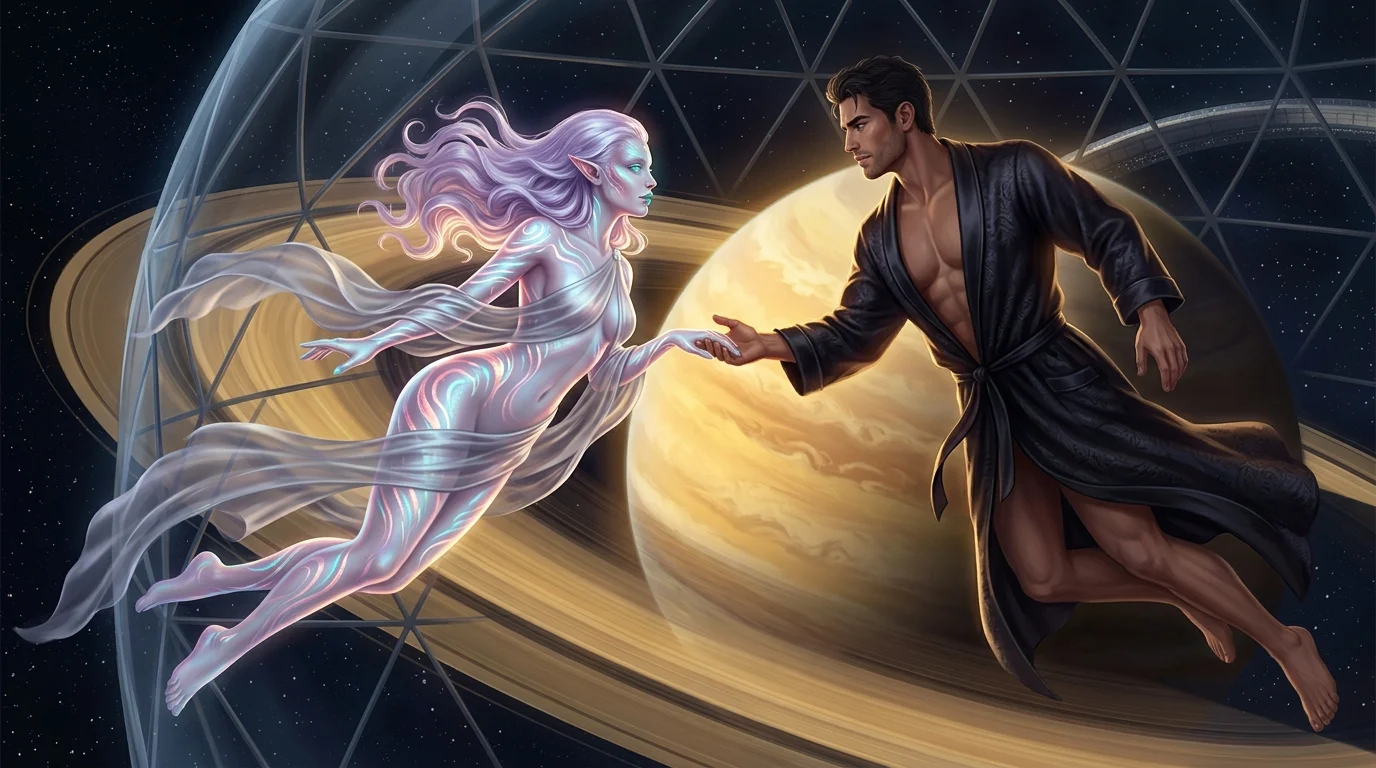 Synaptic Fever in the Orbital Pleasure Ring: Zero-G Chromatophore Ecstasy