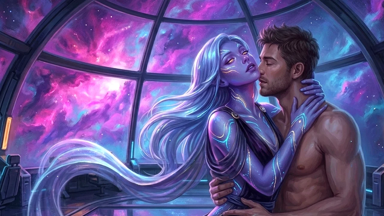 Vaelith Void Siren glowing in the aftermath of neural bonding