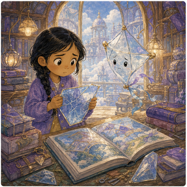 Eine vom Wind gehaltene Bibliothek