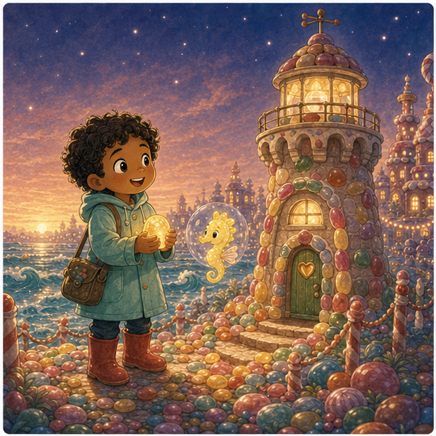 The Jellybean Lighthouse of Sweet Kingdom