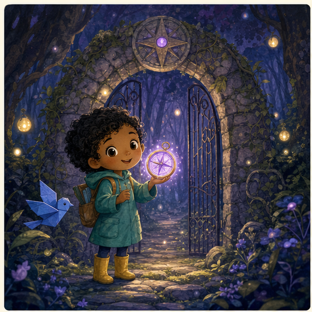 The Violet Compass of Magic Forest