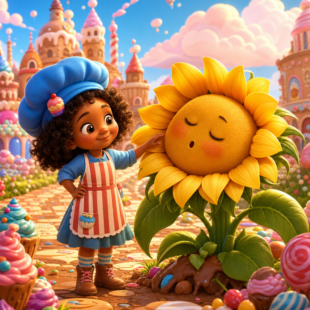 Bibi and the Sleepy Sunflower