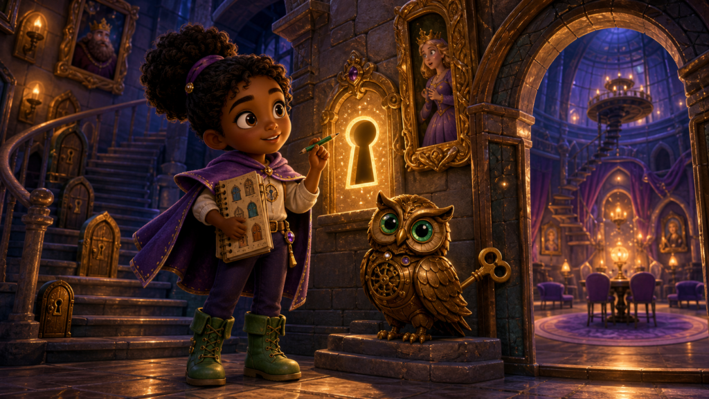Zoe and the Hidden Castle Keyhole