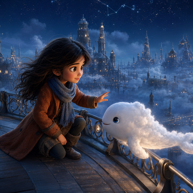 Liya and the Cloud Whale