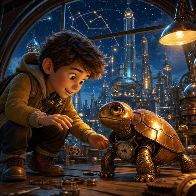 Marko and the Clockwork Turtle