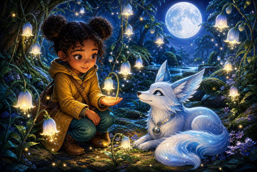 Mira and the Sky Fox: The Moonbell Garden