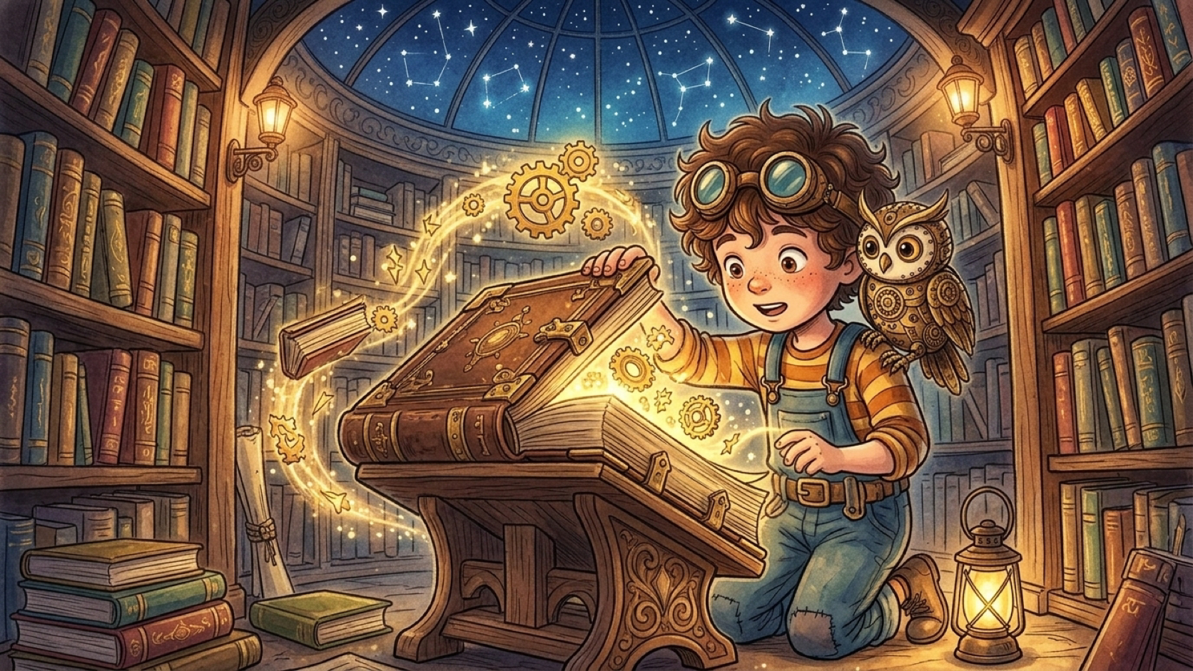 Kapitel 1: Das Geheimnis der Magischen Bibliothek