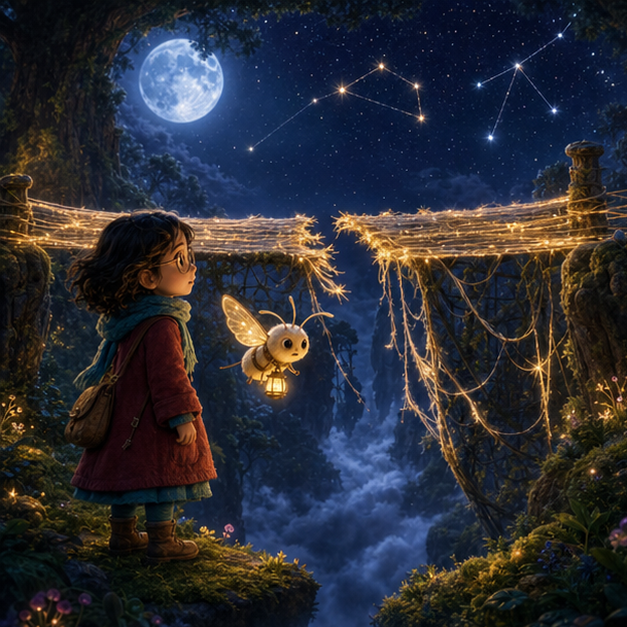 The Wool Star Bridge of Magic Forest