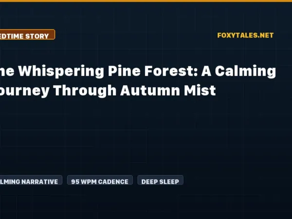 The Whispering Pine Forest: A Calming Journey Through Autumn Mist