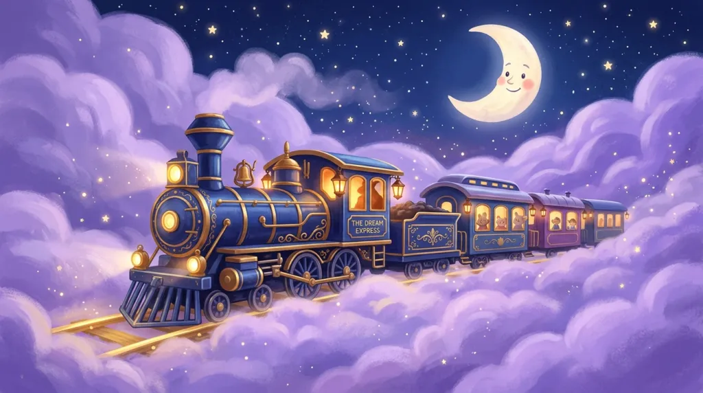 The Sleepy Starlight Express: A Calming Bedtime Adventure for Peaceful Sleep